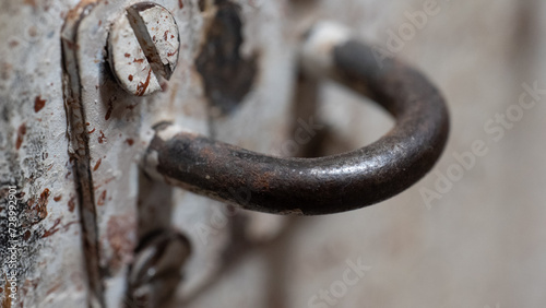 old rusty lock