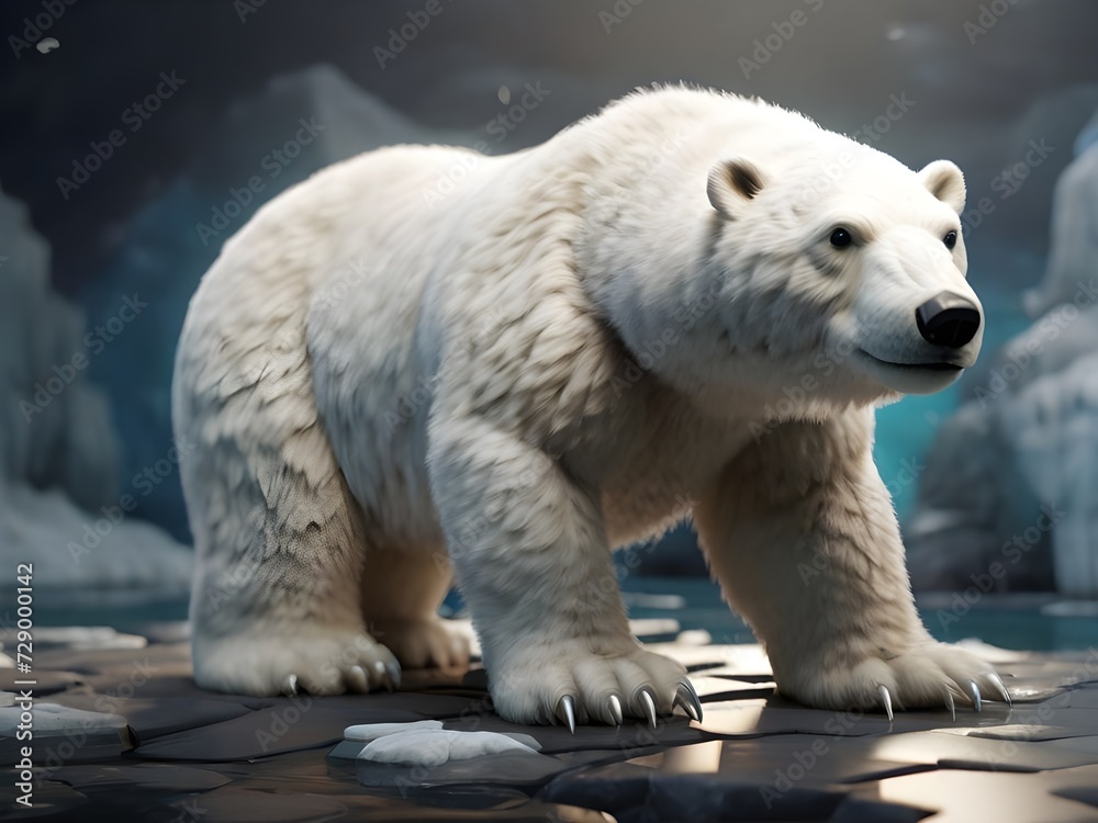 Fototapeta premium White Polar Bear Arctic Wildlife