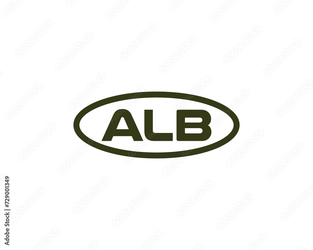 ALB Logo design vector template ALB Logo design vector template