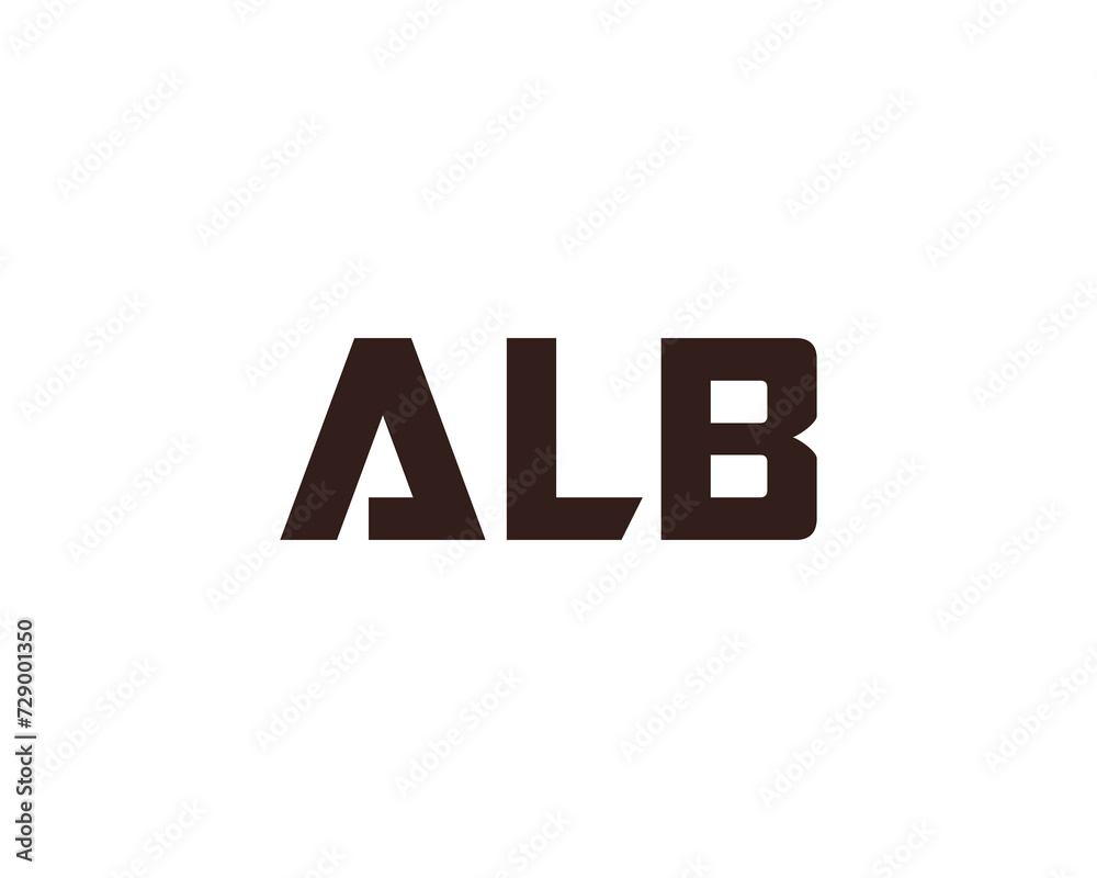 ALB Logo design vector template ALB Logo design vector template