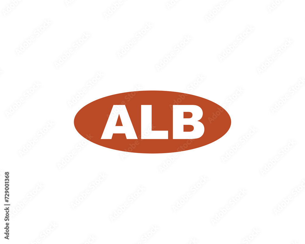 ALB Logo design vector template ALB Logo design vector template