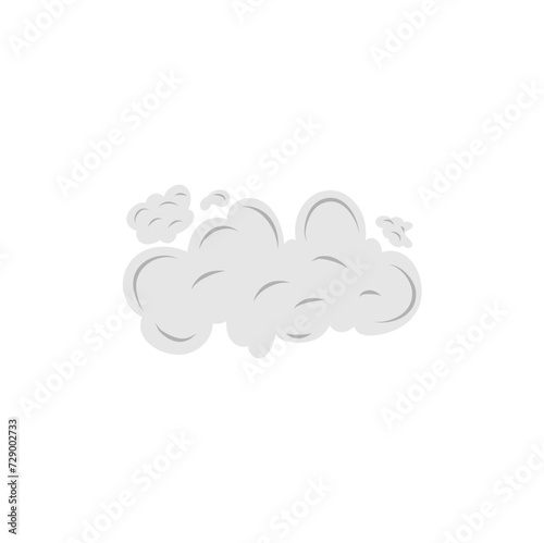 Smoking car motion clouds 