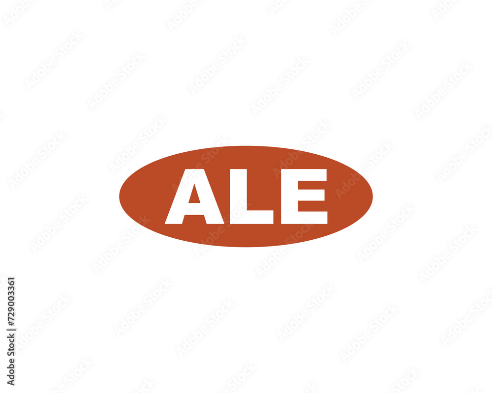 ALE logo design vector template ALE logo design vector template