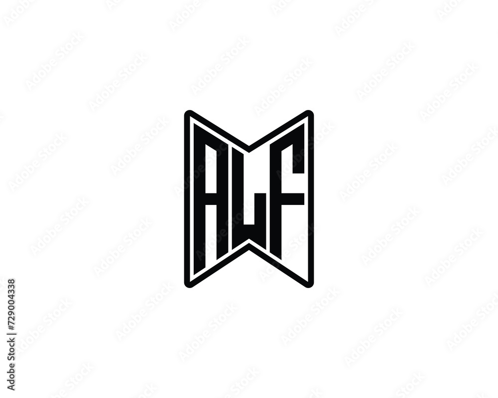 ALF Logo design vector template ALF Logo design vector template