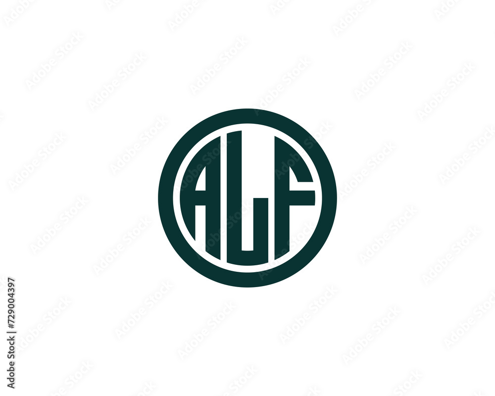 ALF Logo design vector template ALF Logo design vector template