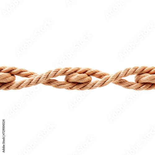 Rope on transparent background