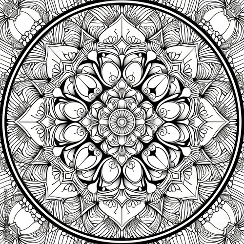 Premium Mandala Splendor, A Full-Page Luxury Background, Immersed in the Opulent Beauty of Intricate Mandalas.