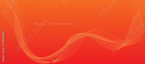 Fall gradient abstract vector background with lines