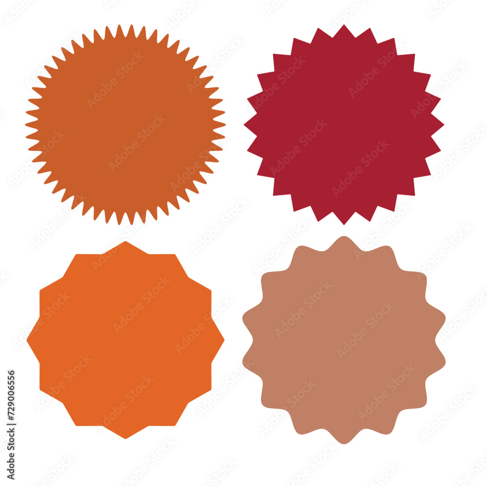 Set of blank star icons various shape isolated on white background. Vector illustration
Set of blank star icons various shape isolated on white background. Vector illustration