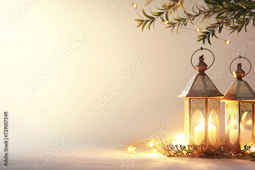 ramadan Kareem, Ramadan crescent moon, Eid Mubarak Islamic festival social media banner and Eid Mubarak Post Template, islam photo