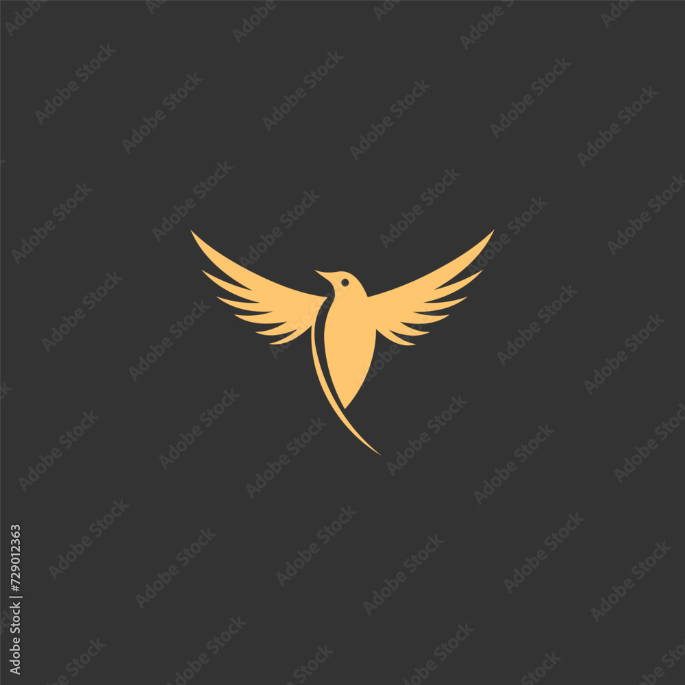 Bird logo design vector template Bird logo design vector template