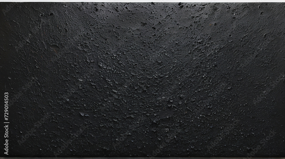 Fototapeta premium Black metal plate with scratches Background and texture.