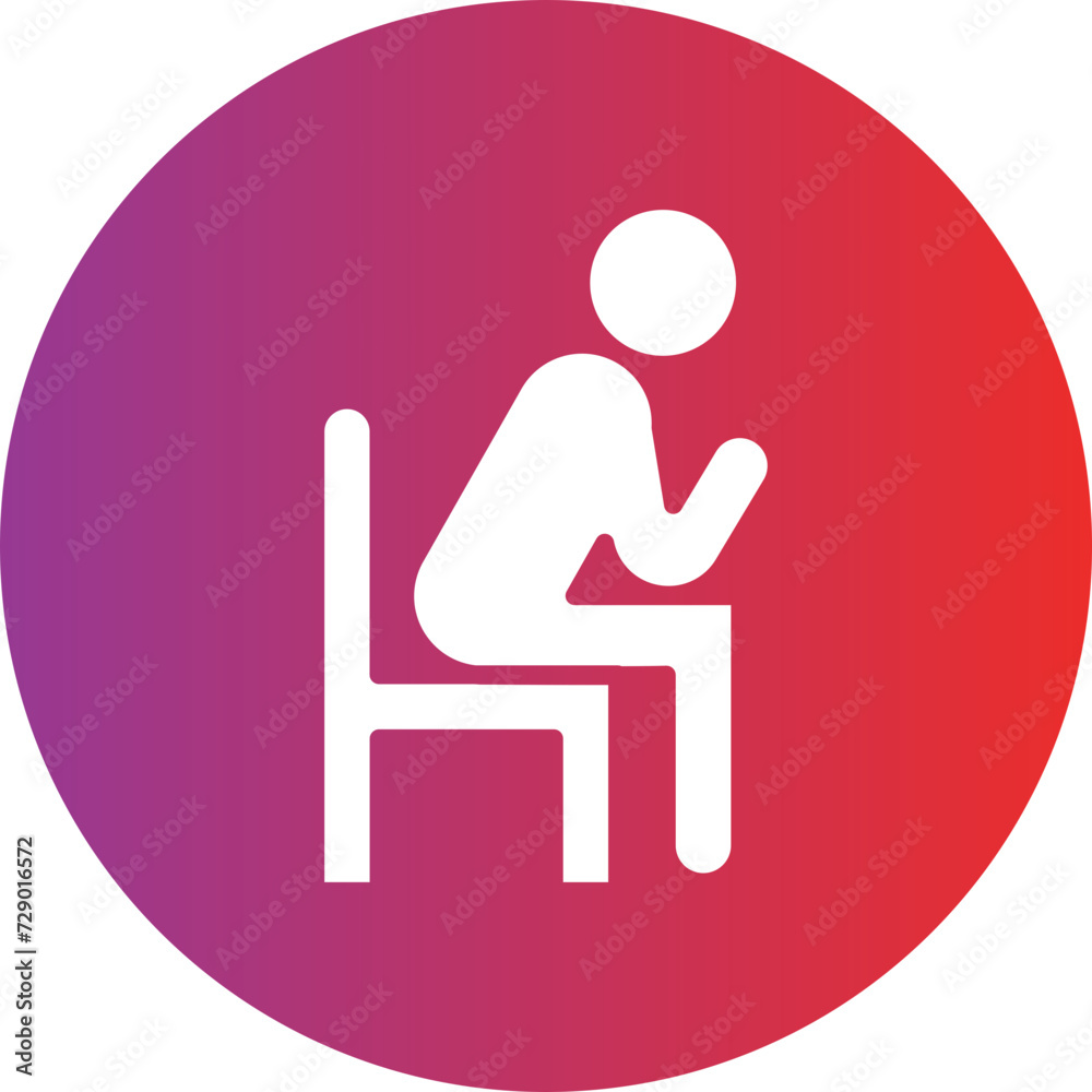 Loneliness Icon Style Loneliness Icon Style