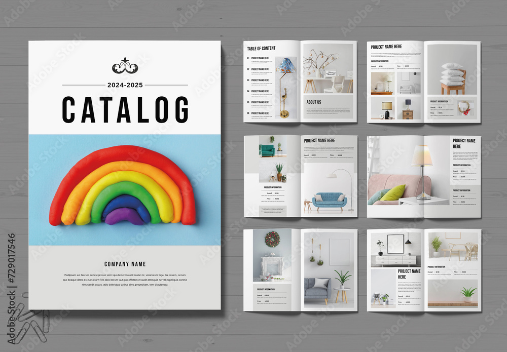 Product Catalog Template Stock Template Adobe Stock Product Catalog Template Stock Template Adobe Stock