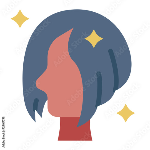 Beauty woman Hair icon