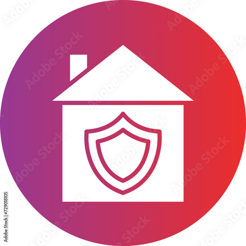 Home Safety Icon Style