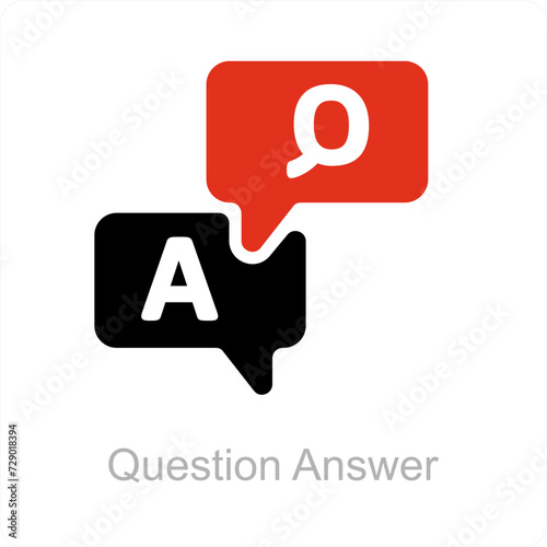question answer and query icon concept