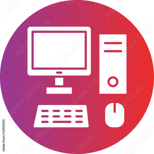 Desktop Computer Icon Style