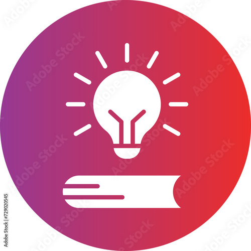 Book Lamp Icon Style