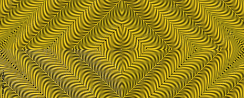 金の網　幾何学模様の背景素材