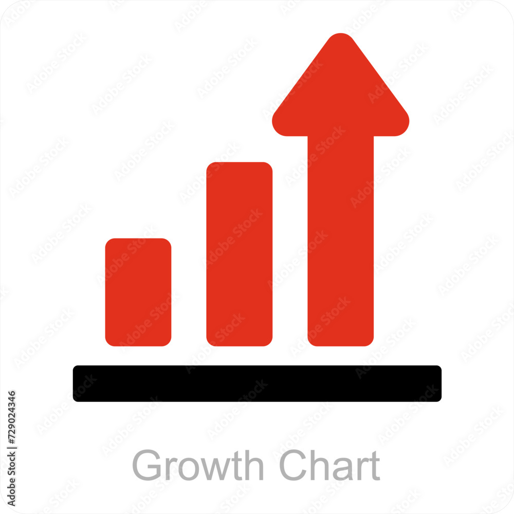 Graph Chart and diagram icon concept Graph Chart and diagram icon concept