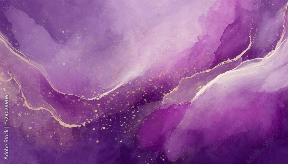Obraz premium Abstract art purple background with liquid fluid grunge texture. 