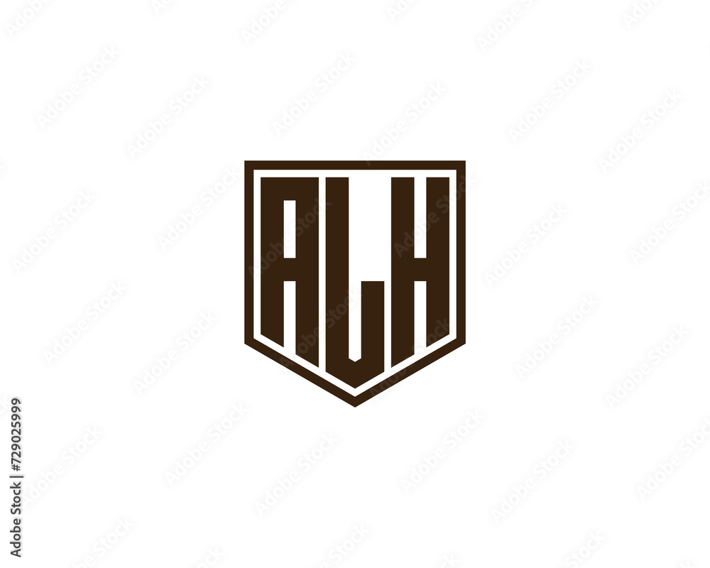ALH Logo design vector template ALH Logo design vector template