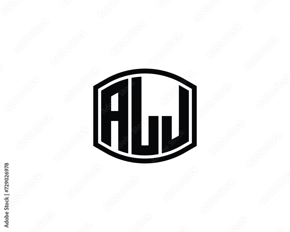 ALJ Logo design vector template