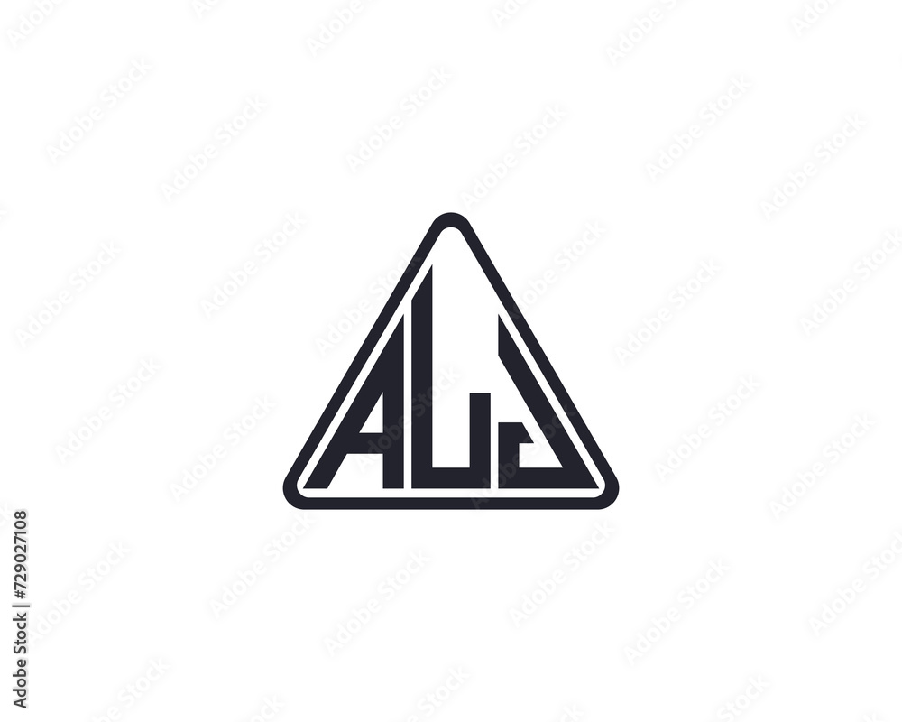 ALJ Logo design vector template ALJ Logo design vector template
