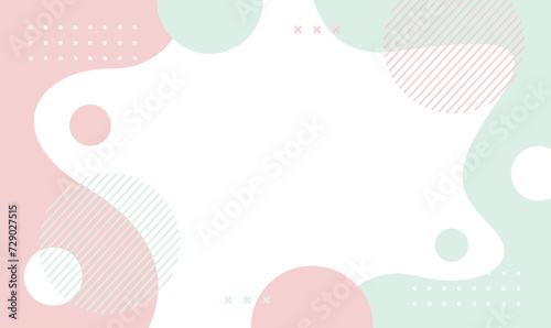 Minimalist abstract geometric background. Vector illustration backdrop in soft pastel color. Suitable for template designs, banners, covers, posters, cards, and others