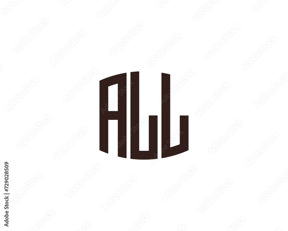 ALL Logo design vector template ALL Logo design vector template