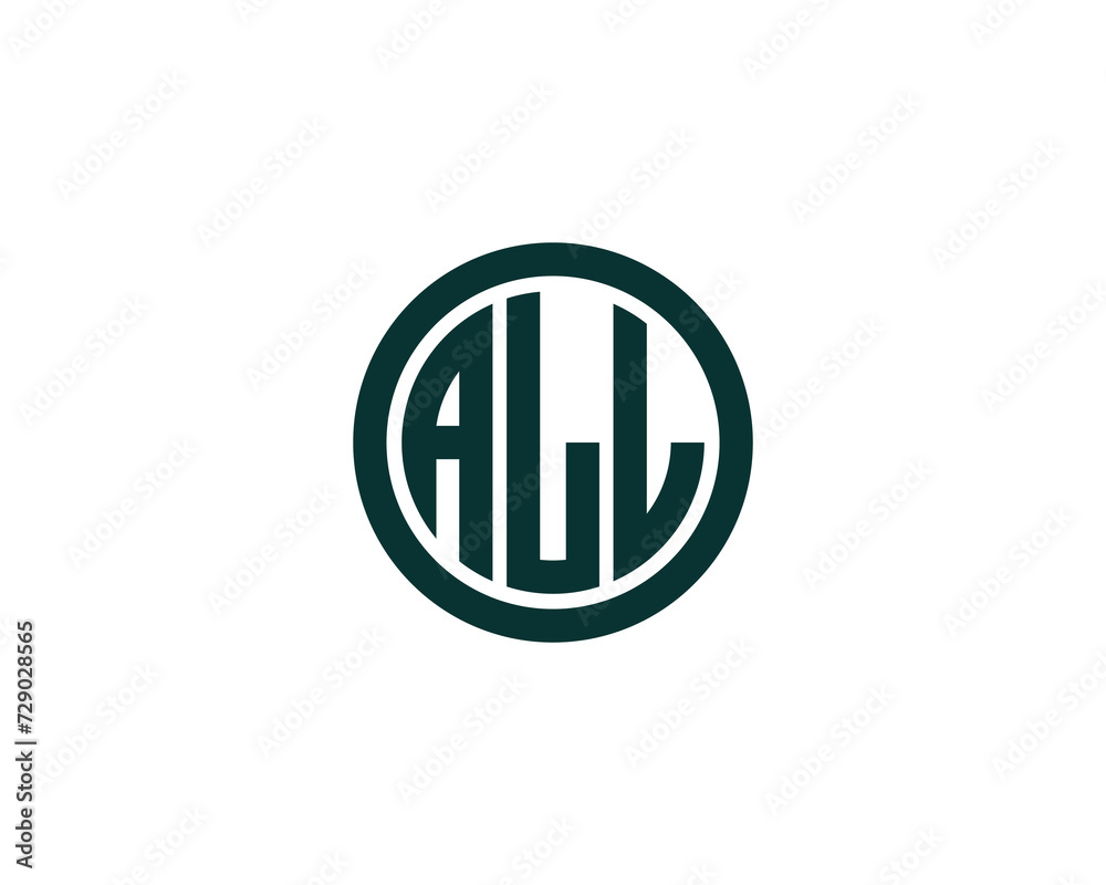 ALL Logo design vector template ALL Logo design vector template