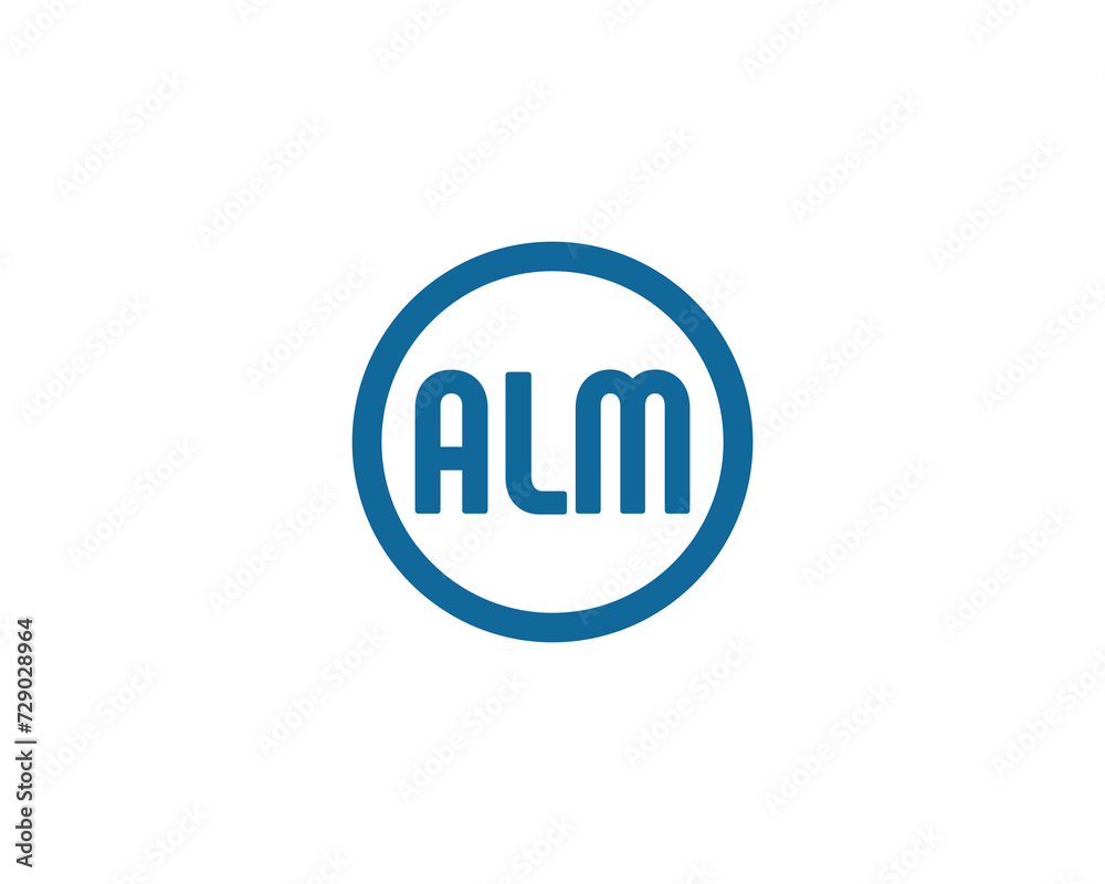 ALM Logo design vector template ALM Logo design vector template