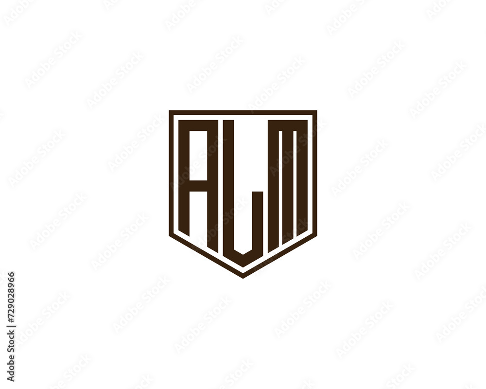 ALM Logo design vector template ALM Logo design vector template