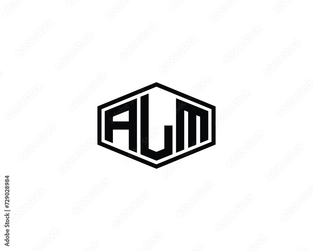 ALM Logo design vector template ALM Logo design vector template