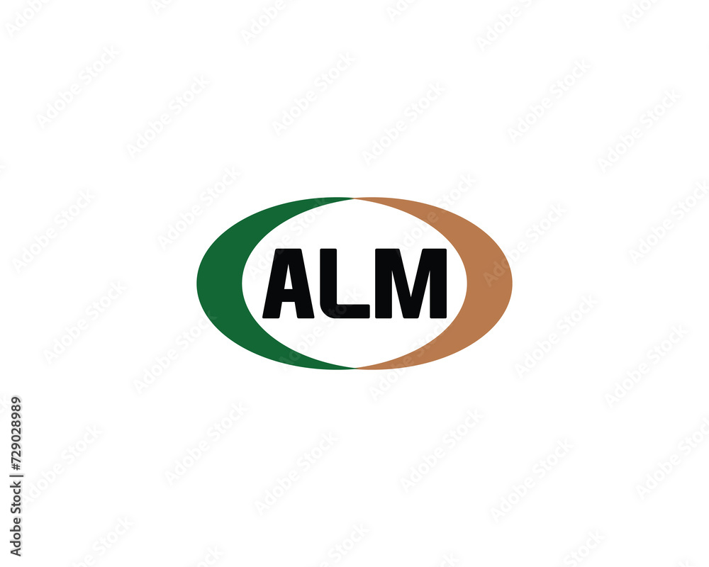 ALM Logo design vector template ALM Logo design vector template