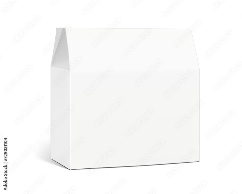 Pinch top box for three bottles. Vector illustration isolated on white background. Ready and simple to use for your design. EPS10. Pinch top box for three bottles. Vector illustration isolated on white background. Ready and simple to use for your design. EPS10.