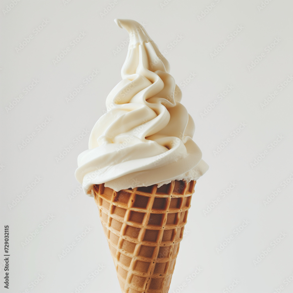 ice cream cone isolated on white ice cream cone isolated on white