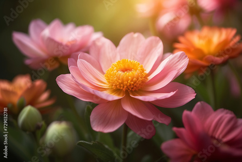 Beautiful realistic flower photography