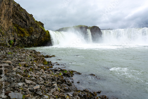 Gullfoss waterfall  Iceland  Europe. Beautiful summer landscape.
