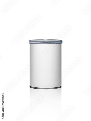 Cans packaging for snack product like potato chips or peanuts. Ready For Your Design, transparent background