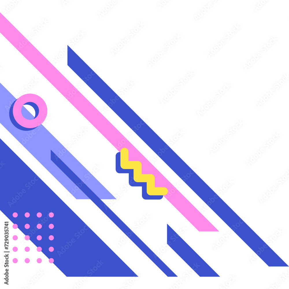 Modern Memphis Corner