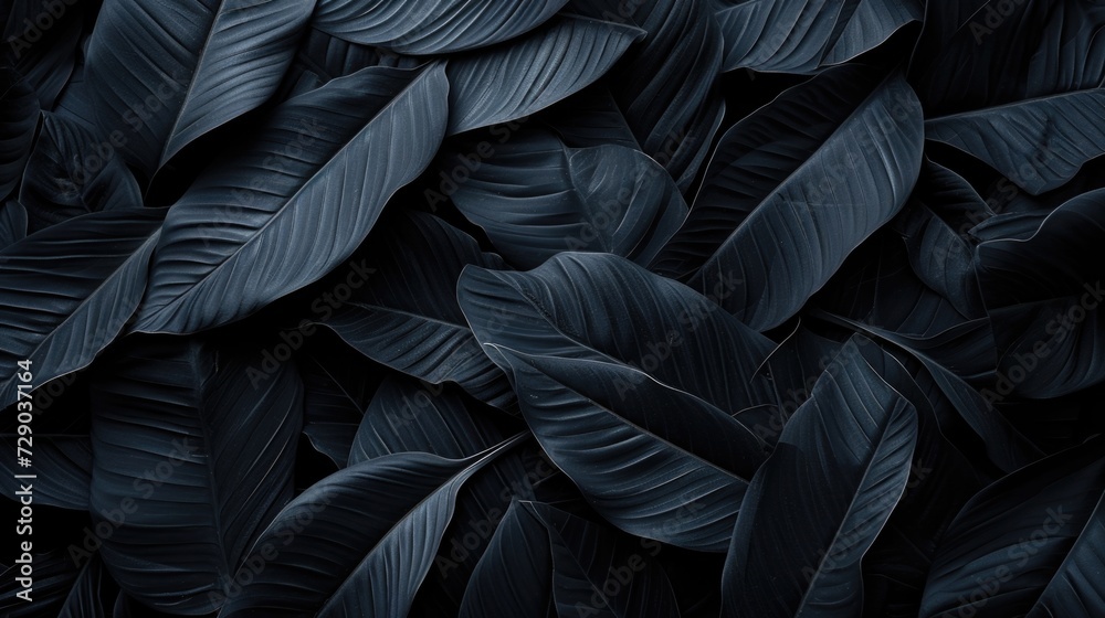 Dark Botanical Leaves Pattern Dark Botanical Leaves Pattern