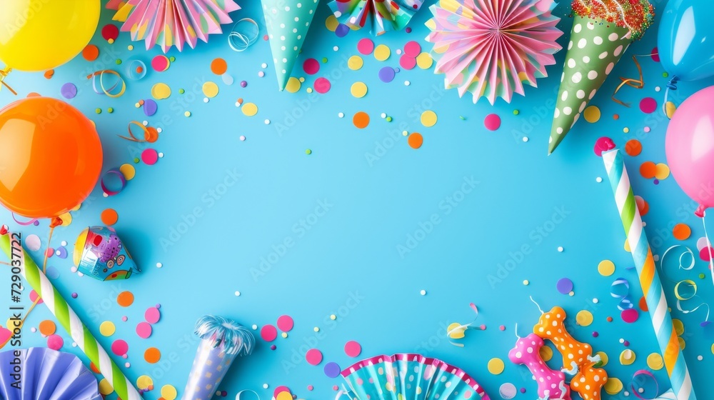 Happy april fool's day background with party decorations. Happy april fool's day background with party decorations.
