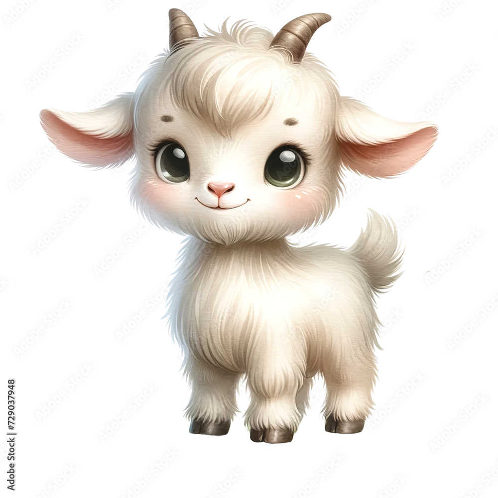 Illustration of a Goat Illustration of a Goat