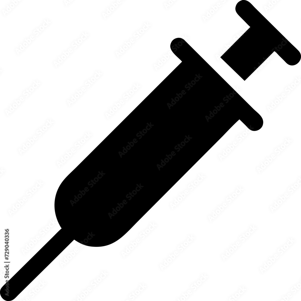 The picture shows a syringe. The picture shows a syringe.