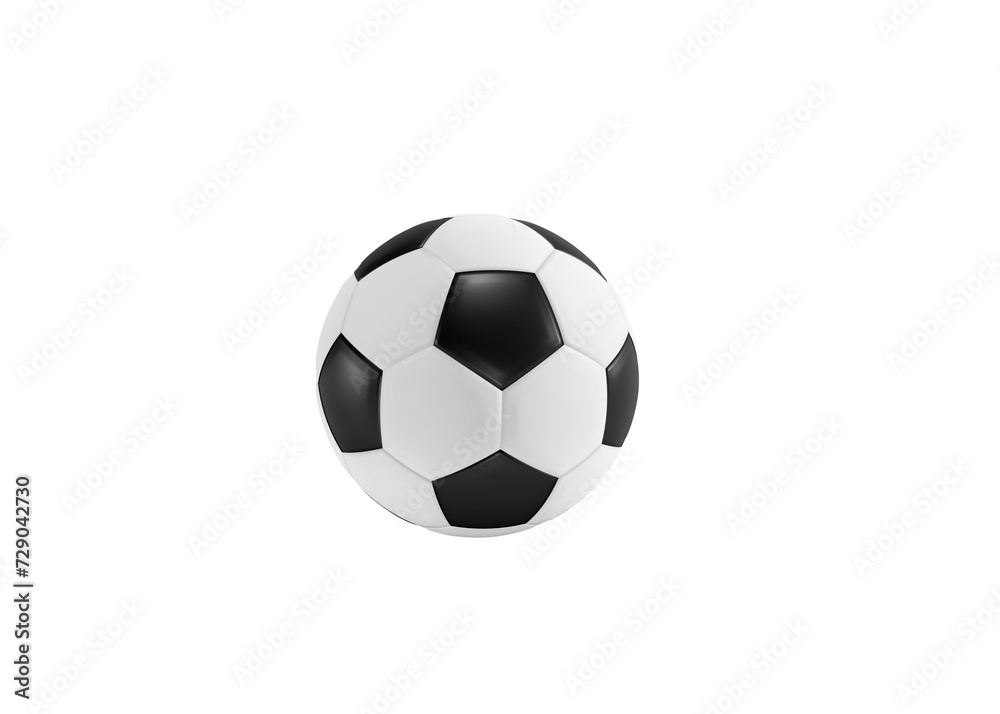 Soccer ball, transparent background