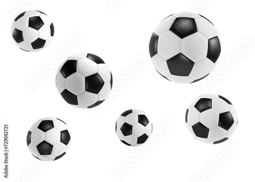 Soccer ball, transparent background