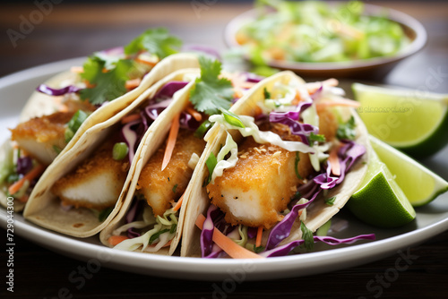 Baja Style Fish Tacos with Cabbage Slaw Collection
