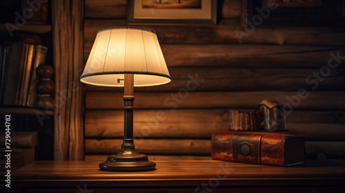 lamp on wooden table © Little